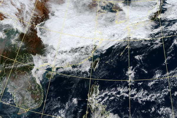 Satellite image of Western Pacific. (CWA image)
