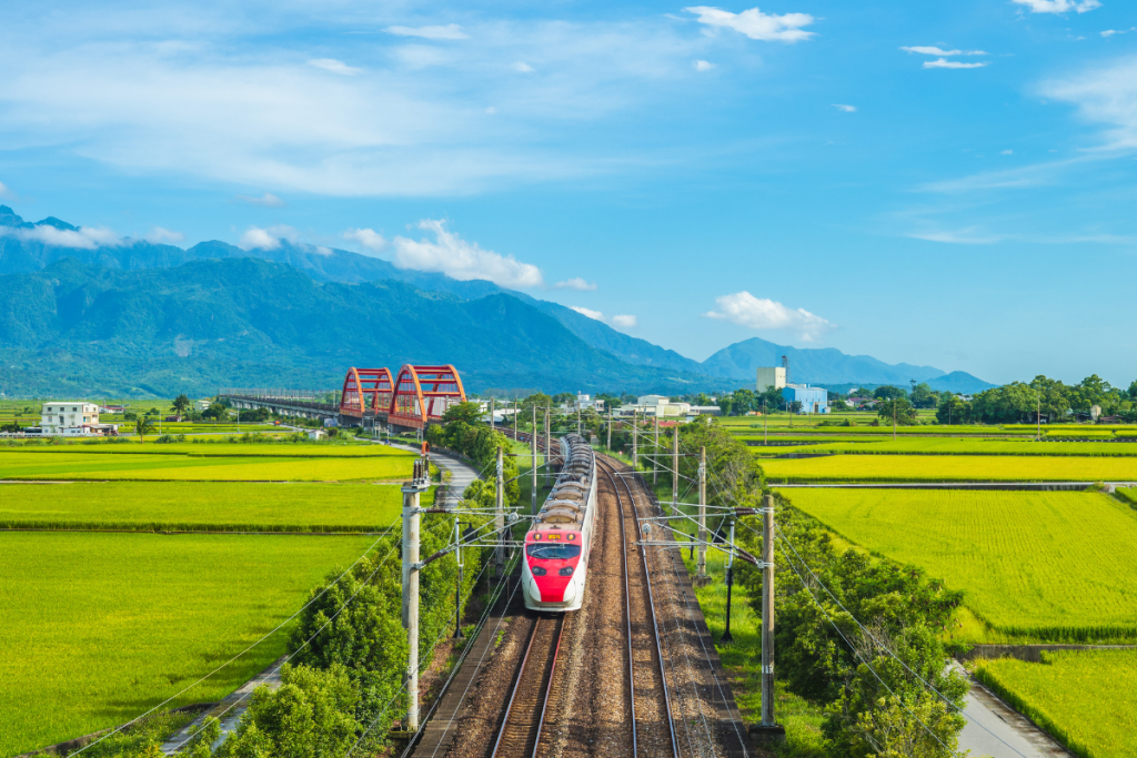A Taiwan Railways Administration train is pictured close to Hualien. (Canva image)
