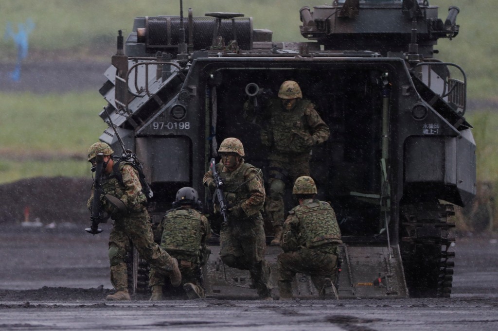 Japanese troops. (Reuters photo)
