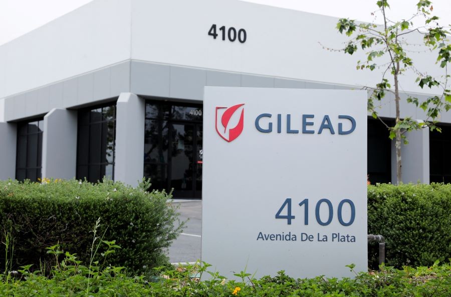 Gilead Sciences is seen in Oceanside, California, U.S., April 29, 2020.(Reuters photo)
