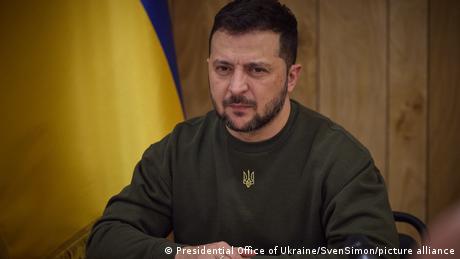 Zelenskyy warned that a drop in aid from the United States to Kyiv would send a poor message