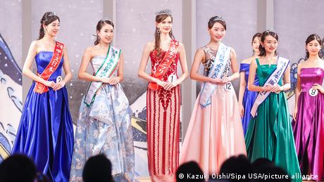 'Miss Japan' in 2024 is Carolina Shiino (C.) — but not all in Japan accept the choice