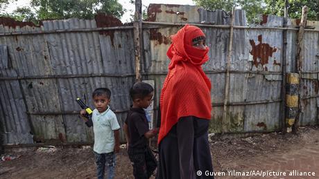 Bangladeshi police have been accused of carrying out violence against women in the Rohingya refugee camps