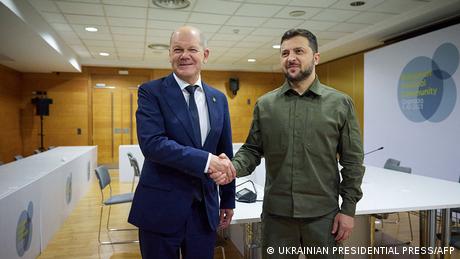 Scholz may be among Zelenskyy's close allies, but polls show the German electorate doesn't want Germany to play a leading role on the world stage
