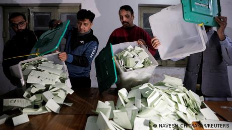 Vote counting continued in Friday morning in Pakistan