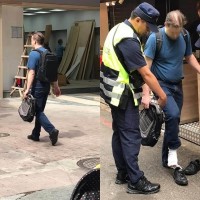 American man caught taking 'upskirt' photos in Taipei