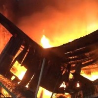 Factory fire breaks out in Kaohsiung