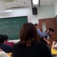 Taiwan professor uses kung fu to strike student