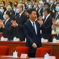 Video shows thousands of Chinese leaders wearing masks at CPPCC
