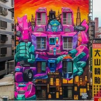 Photo of the Day: Angry Autobot mural in Taiwan's Kaohsiung
