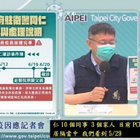 台灣首都市政大樓駐衛警•打疫苗後仍確診　北市府：未接觸柯文哲