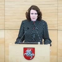 Lithuanian parliamentarian says she and Taiwan's president both punished by China for embracing freedom