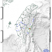 Magnitude 5.4 earthquake jolts southeast Taiwan