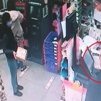 Man waits for police after 'robbing' central Taiwan OK Mart