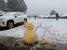 Photo of the Day: Angry snowman on Taiwan's Hehuanshan