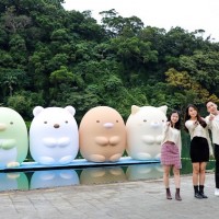 Famed cartoon characters liven up New Taipei’s Bitan