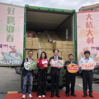Taiwan sends honey oranges, pineapple sugar apples to Singapore for Lunar New Year