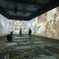 壯觀！義大利美國台灣打造「會動的文藝復興」復活蒙娜麗莎　百花大教堂壁畫投影台北磅礡登場
