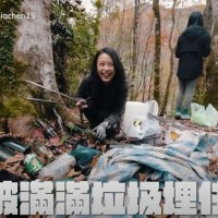 Vloggers return cultural relics mistaken as trash to historic trail in northern Taiwan