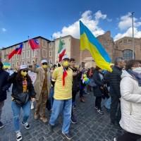 Taiwan ambassador to Vatican takes part in pro-Ukraine march in Rome