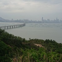 China erects makeshift bridge to rush pandemic workers into Hong Kong