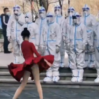 'Thank you dances' for anti-pandemic workers go viral in China