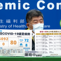 4/24 台灣本土新增5092例 1重症10中症4人未打疫苗