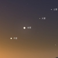 天文迷要的「金木相合」！  台灣5/1清晨可見木星同框弦月金星