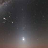 彗星失約了！台北天文館分享：捷克天文愛好者鏡頭下　寶瓶座流星雨之美　