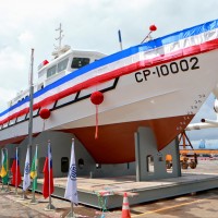 台灣海關100噸級巡緝艇下水　「海鷹艇」將配置高雄關