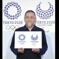 Taipei exhibition features designer of Tokyo Olympics emblem