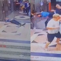 Surveillance video showing group attack in central Taiwan goes viral