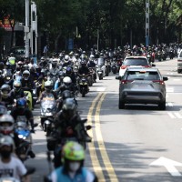 Motorcyclists call for end to “martial law” on Taiwan’s roads