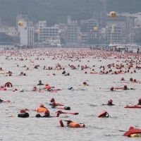 Vaccine requirements put damper on Taiwan's Sun Moon Lake swimming event