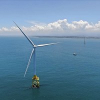 朝商轉目標前進！海能風電完成12支風機安裝　已併聯台灣電力電網送電月餘