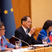 Legislative speaker You Si-kun says Taiwan, Lithuania vigilant against authoritarian neighbors