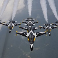 South Korea's Black Eagles swoop down in Taiwan