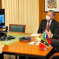 Taiwan foreign minister discusses future cooperation with Saint Kitts and Nevis counterpart