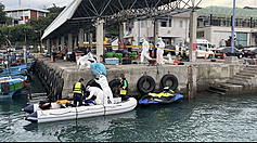 2 Chinese men appear in Taiwan harbor on rubber dinghy
