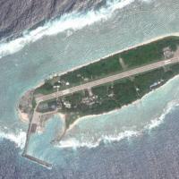 Taiwan says US, Chinese military vessels did not enter Taiping Island territorial waters