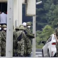Japanese teen soldier opens fire with machine gun, two killed, one injured