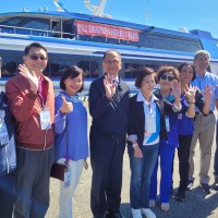 Taiwan legislative speaker travels by ferry to Japan’s Yonaguni