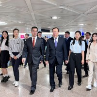 37-member student delegation from China arrives in Taiwan