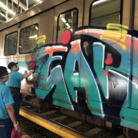 MRT trains in 2 Taiwan cities covered in graffiti