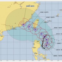 Typhoon Saola likely to come closest to Taiwan Thursday