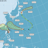 Taiwan likely to issue sea warning for Typhoon Saola on Monday