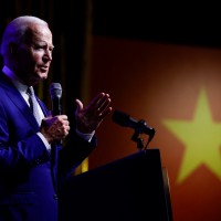 Biden says China's economic woes make Taiwan attack less likely