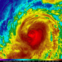 Taiwan declares land warning for Typhoon Koinu