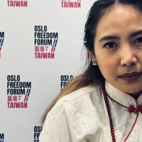 Tibetan activist Chemi Lhamo speaks at Oslo Freedom Forum in Taiwan
