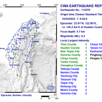 Magnitude 6.2 earthquake strikes off Taiwan's east coast